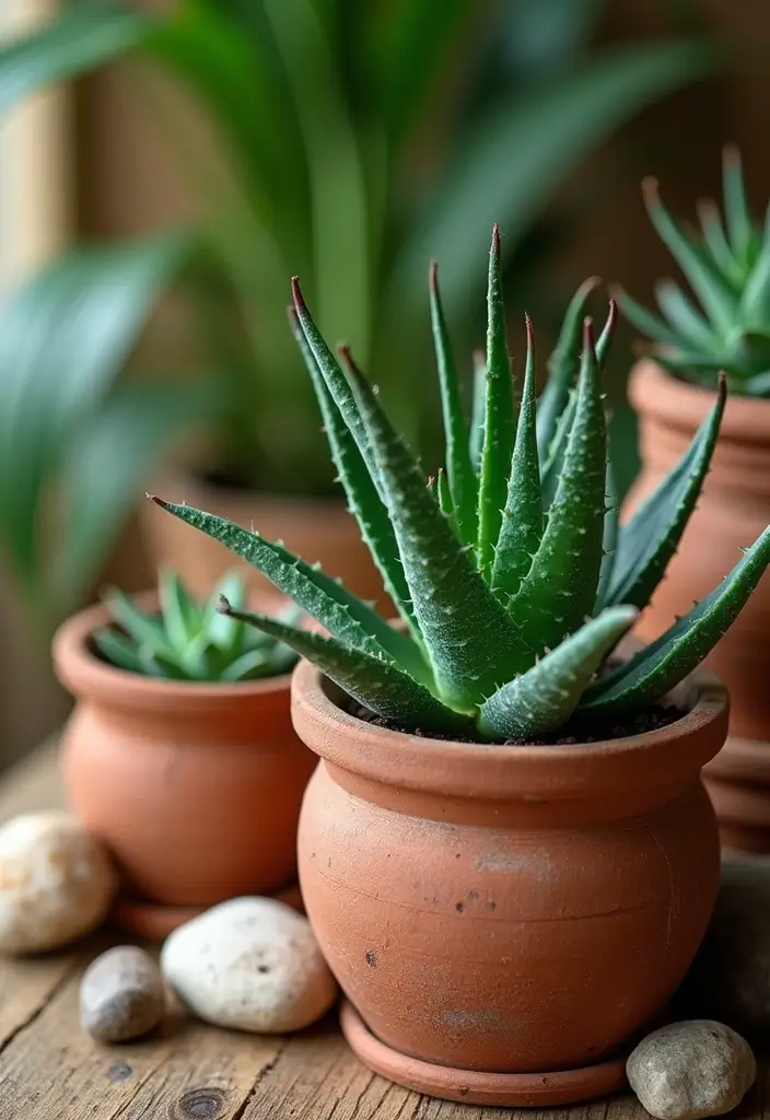 25+ Aloe Planter Ideas That Are Simple and Stylish - 1. Terracotta Delight