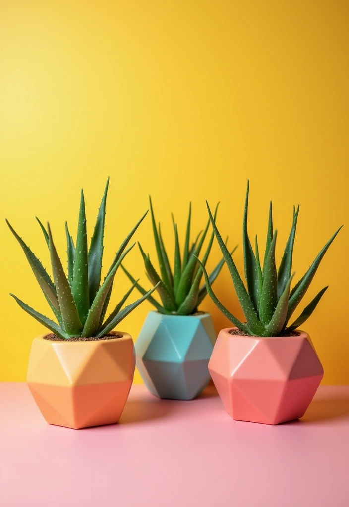 25+ Aloe Planter Ideas That Are Simple and Stylish - 15. Unique Shaped Planters