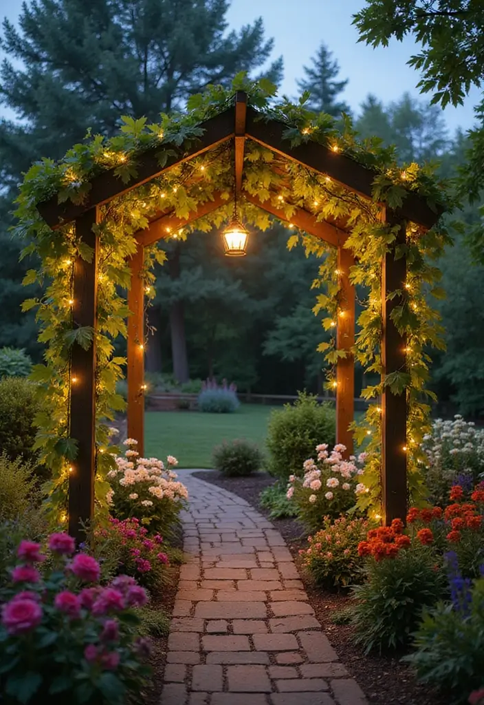 25+ Backyard Grape Trellis Ideas for Lush Vines - 25. Trellis with Decorative Elements