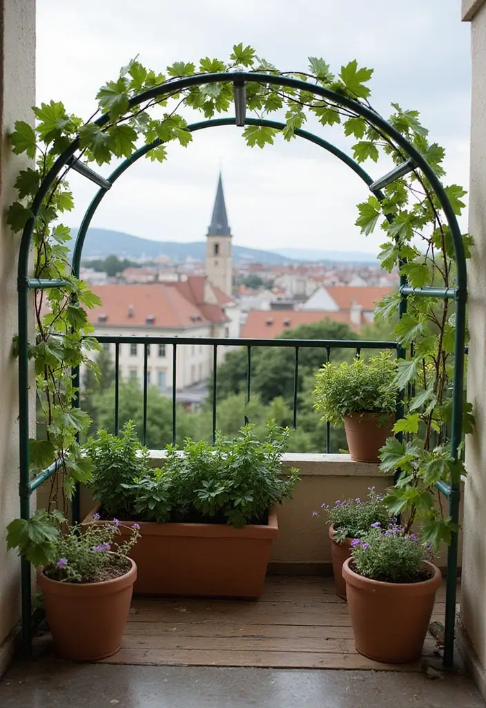 25+ Backyard Grape Trellis Ideas for Lush Vines - 5. Compact Folding Trellis