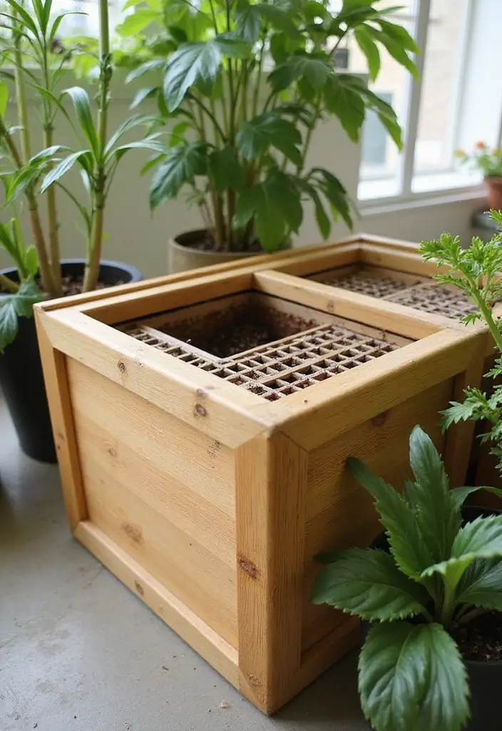 25+ Bamboo Planter Ideas for a Zen-Inspired Garden - 17. Bamboo Planters with Drainage Solutions