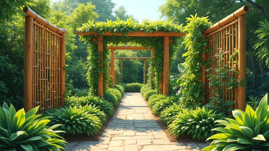 25+ Bamboo Trellis Ideas That Are Natural and Affordable