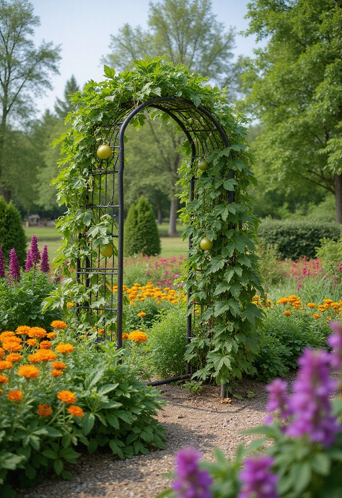 25+ Best Tomato Trellis Ideas for Healthy Plants 152 25+ Best Tomato Trellis Ideas for Healthy Plants - 24. Conical Trellis