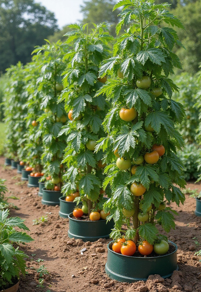 25+ Best Tomato Trellis Ideas for Healthy Plants 25 25+ Best Tomato Trellis Ideas for Healthy Plants - 5. Tomato Cage Trellis