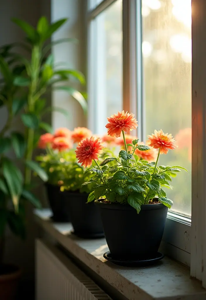 25+ Black Planter Ideas for a Chic Modern Look - 13. Colorful Plant Combinations