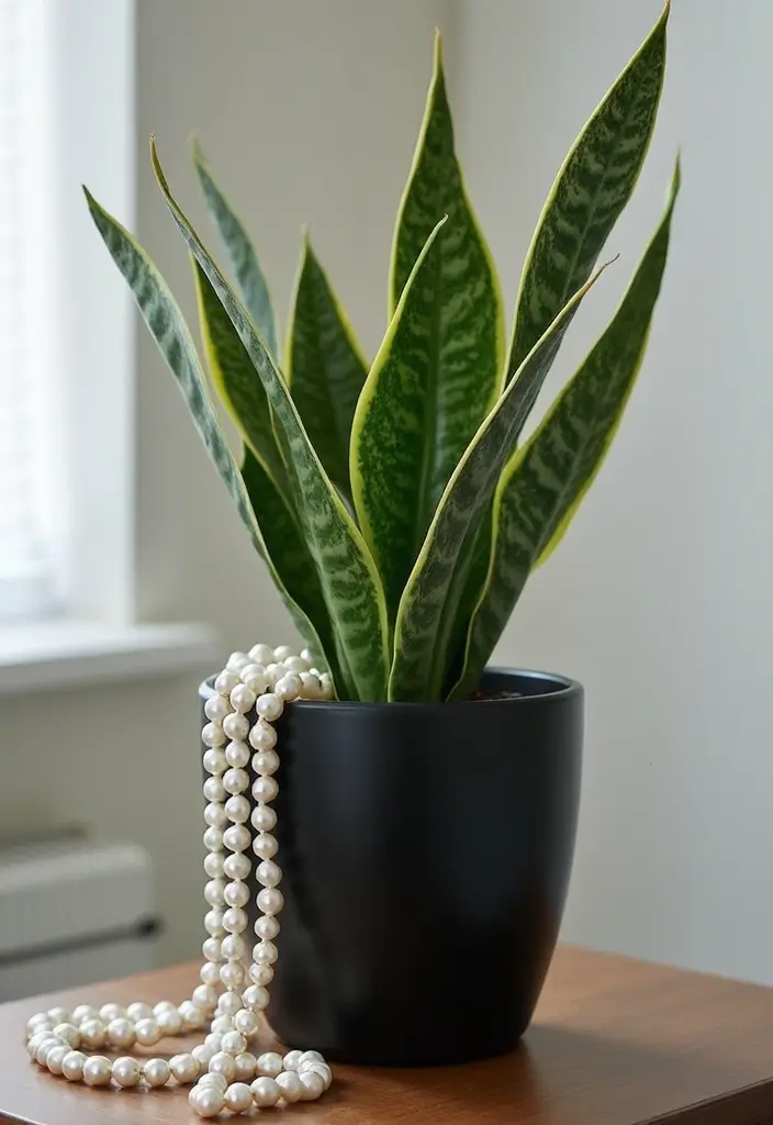 25+ Black Planter Ideas for a Chic Modern Look - 20. Creative Plant Pairings