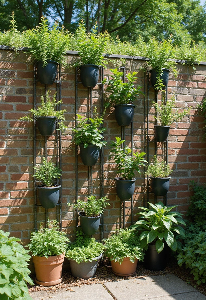 25+ Blueberry Trellis Ideas for Easy Organized Growing - 2. Vertical Garden Wall Trellis