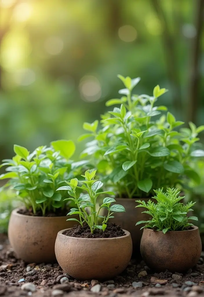 25+ Circle Planter Ideas for Modern Garden Style - 10. Eco-Friendly Biodegradable Planters