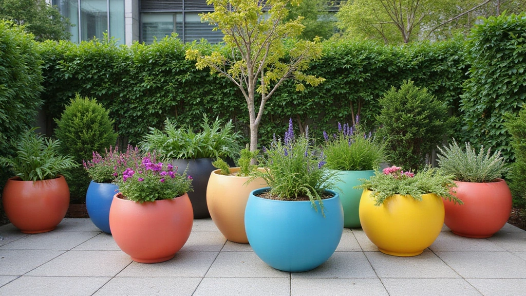 25+ Circle Planter Ideas for Modern Garden Style