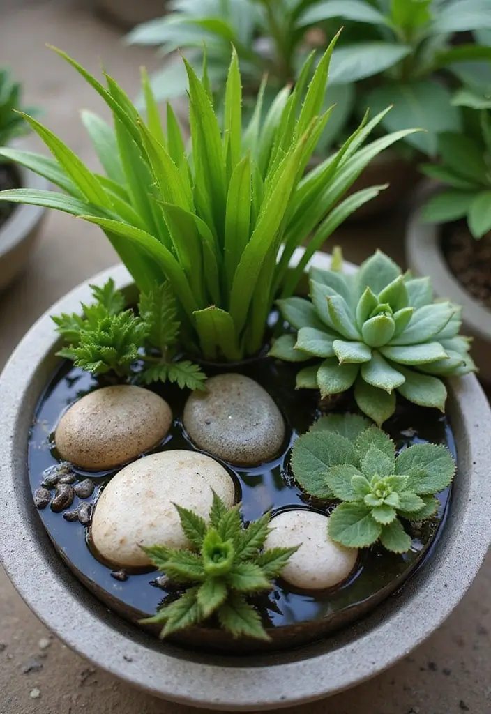 25+ Corner Planter Ideas That Maximize Small Spaces - 22. Container Water Gardens