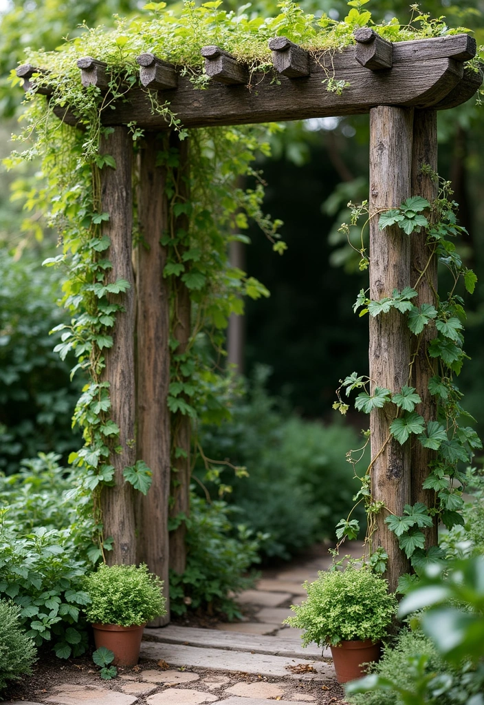 25+ Corner Trellis Ideas to Fill Empty Garden Spaces 1 25+ Corner Trellis Ideas to Fill Empty Garden Spaces - 1. Rustic Wooden Trellises