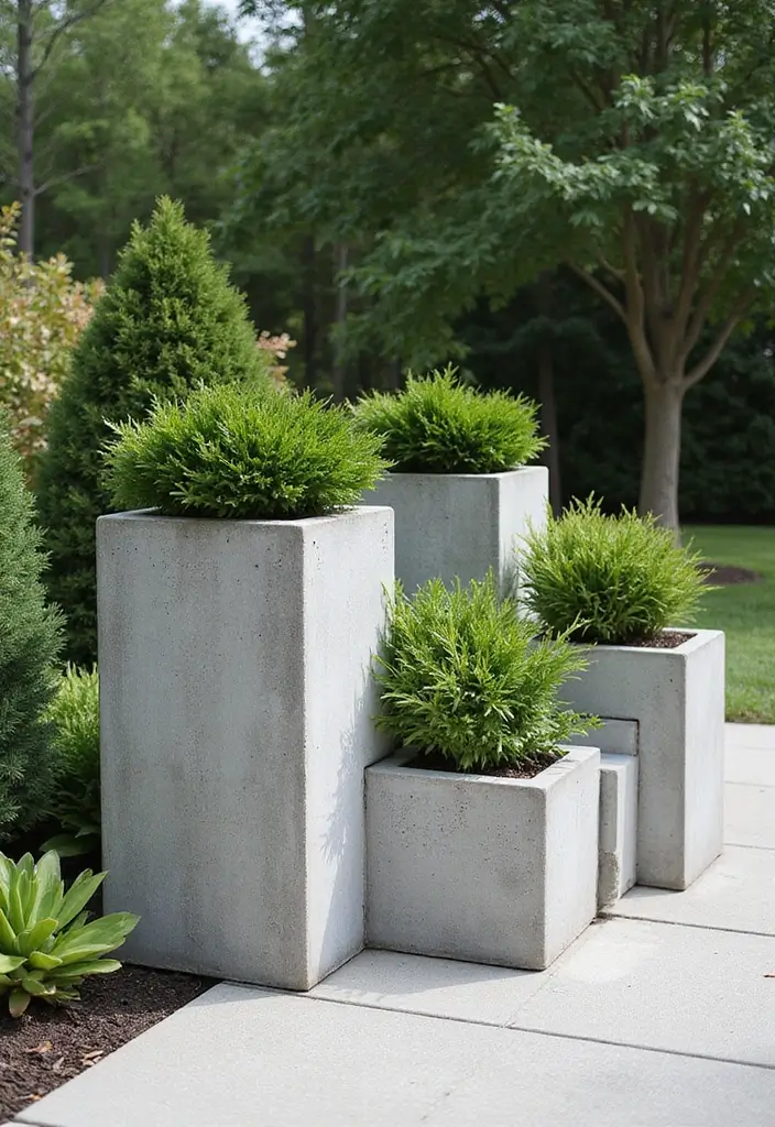 25+ DIY Garden Planter Ideas Anyone Can Create 79 25+ DIY Garden Planter Ideas Anyone Can Create - 13. Concrete Block Planter