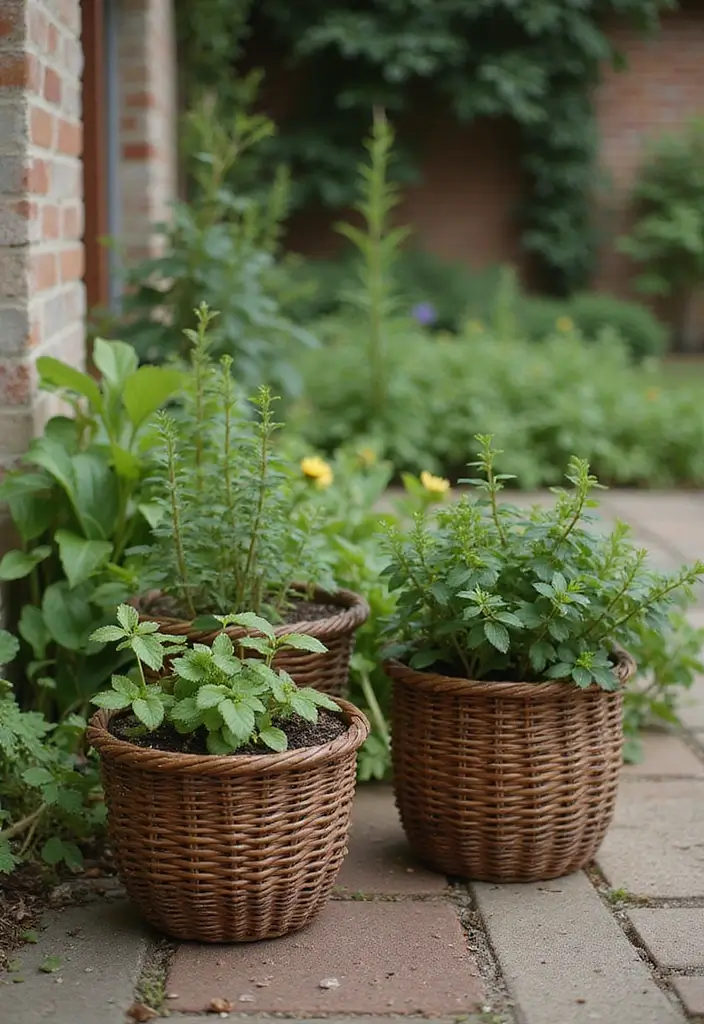 25+ DIY Garden Planter Ideas Anyone Can Create 161 25+ DIY Garden Planter Ideas Anyone Can Create - 25. DIY Woven Planters