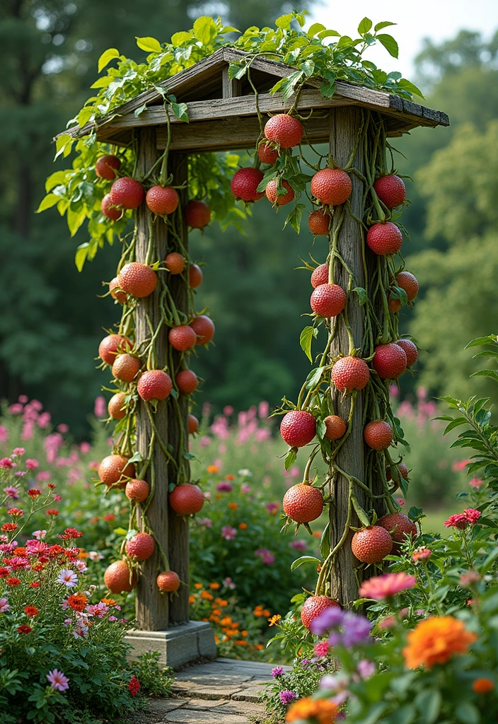 25+ Dragon Fruit Trellis Ideas for Strong Healthy Growth - 24. Composite Trellis
