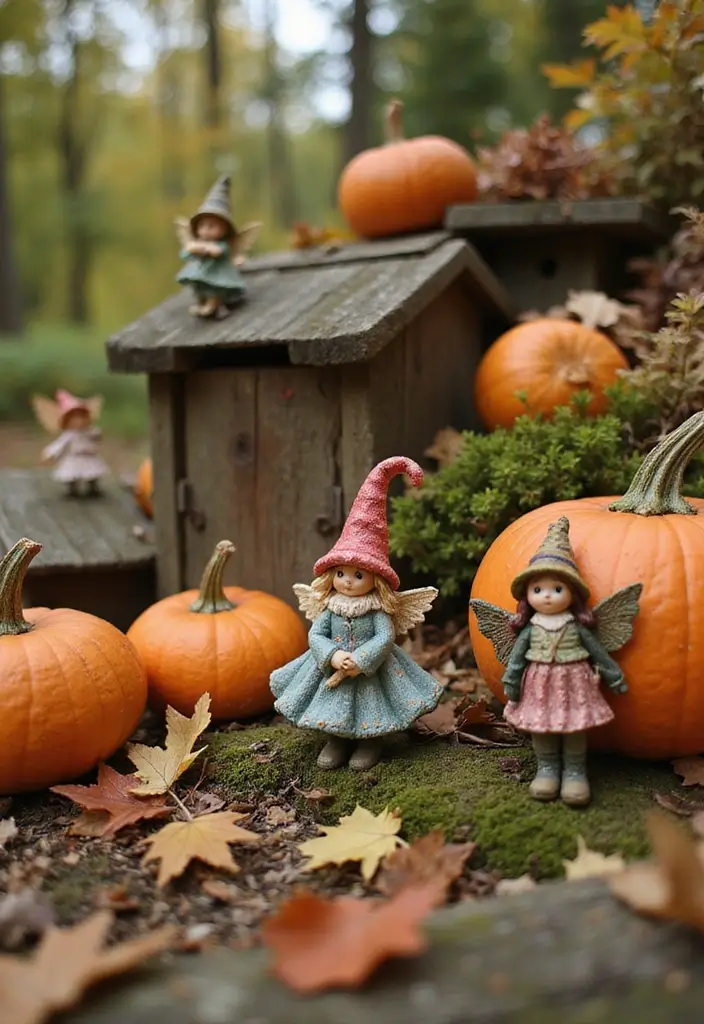 25+ Fairy Garden Planter Ideas for a Whimsical Touch 135 25+ Fairy Garden Planter Ideas for a Whimsical Touch - 21. Fairy Garden with Seasonal Themes