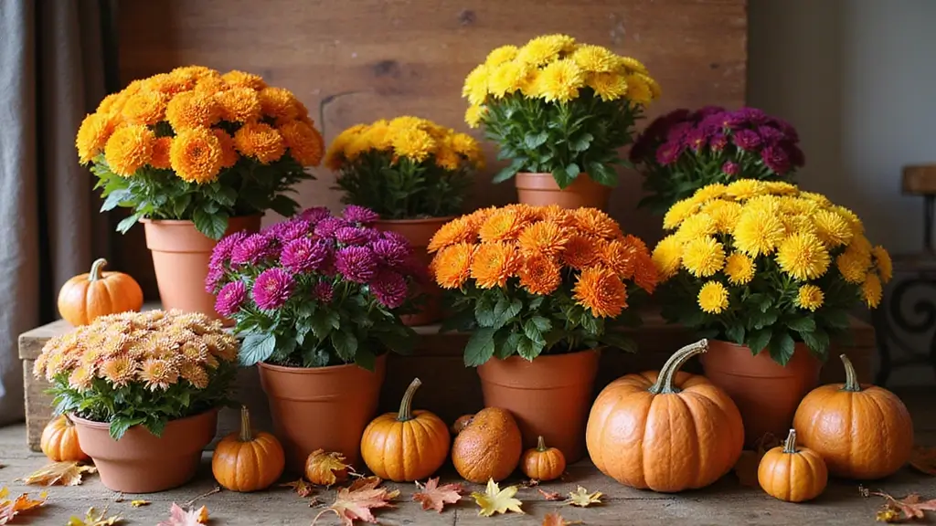 25+ Fall Mum Planter Ideas That Add Autumn Color