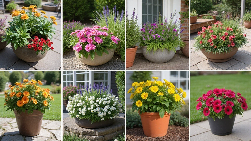 25+ Full Sun Planter Ideas for Bright Blooming Displays