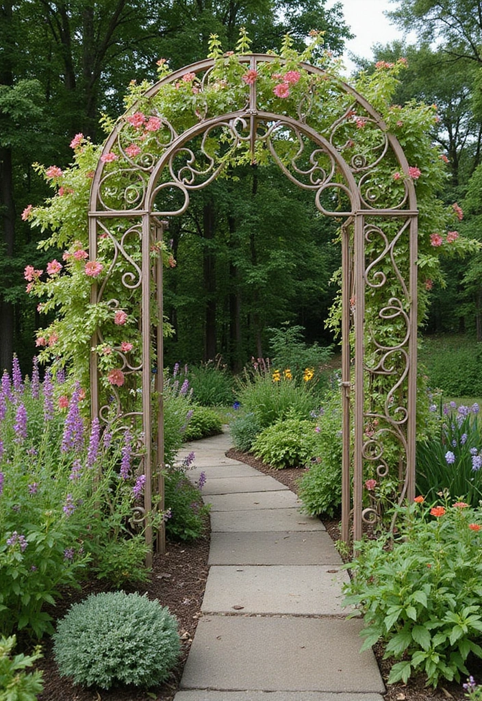25+ Garden Wall Trellis Ideas That Double as Art 29 25+ Garden Wall Trellis Ideas That Double as Art - 5. Decorative Trellis Art