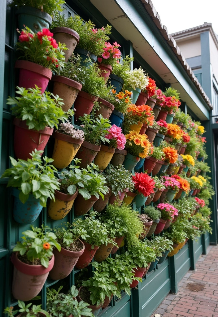 25+ Hosta Planter Ideas for Shady Corners and Texture 69 25+ Hosta Planter Ideas for Shady Corners and Texture - 11. Hanging Garden Wall