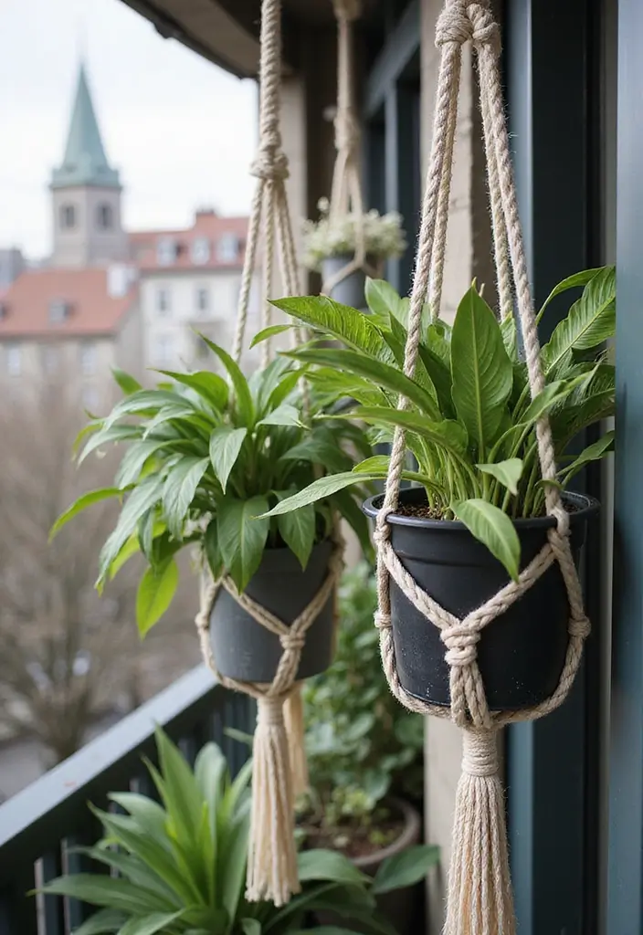 25+ Hosta Planter Ideas for Shady Corners and Texture 95 25+ Hosta Planter Ideas for Shady Corners and Texture - 15. Hanging Macramé Planters