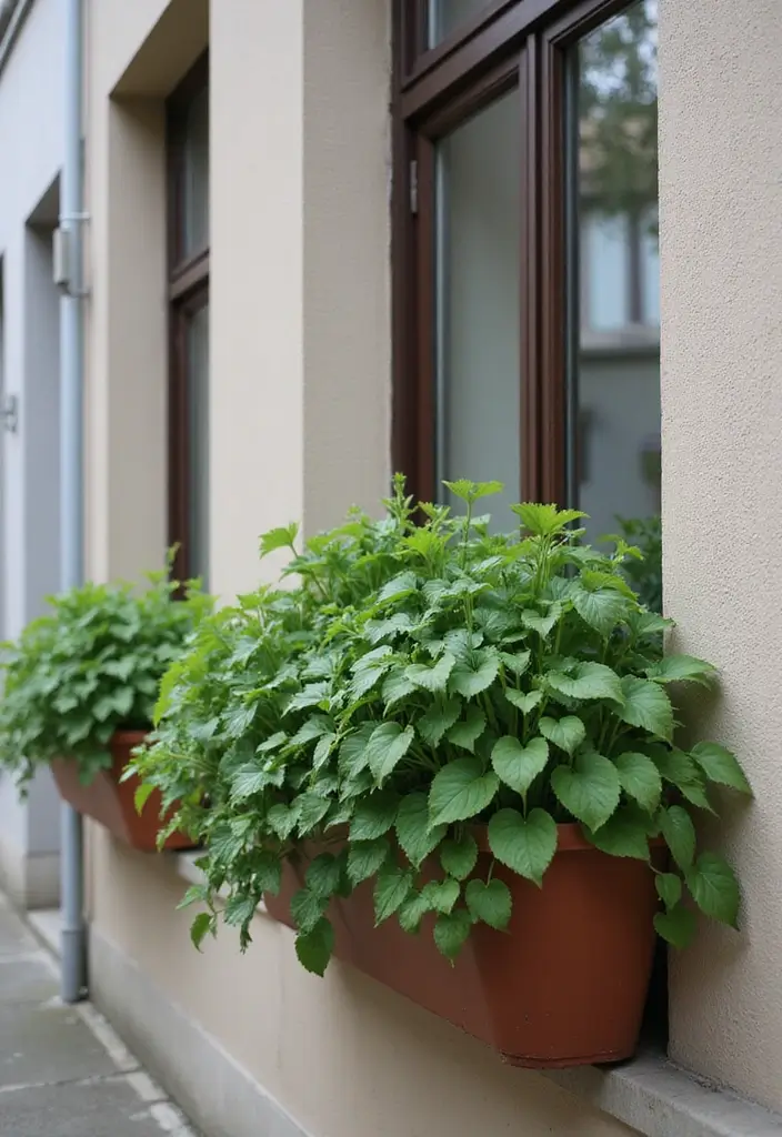 25+ Hosta Planter Ideas for Shady Corners and Texture 126 25+ Hosta Planter Ideas for Shady Corners and Texture - 20. Window Box Planters