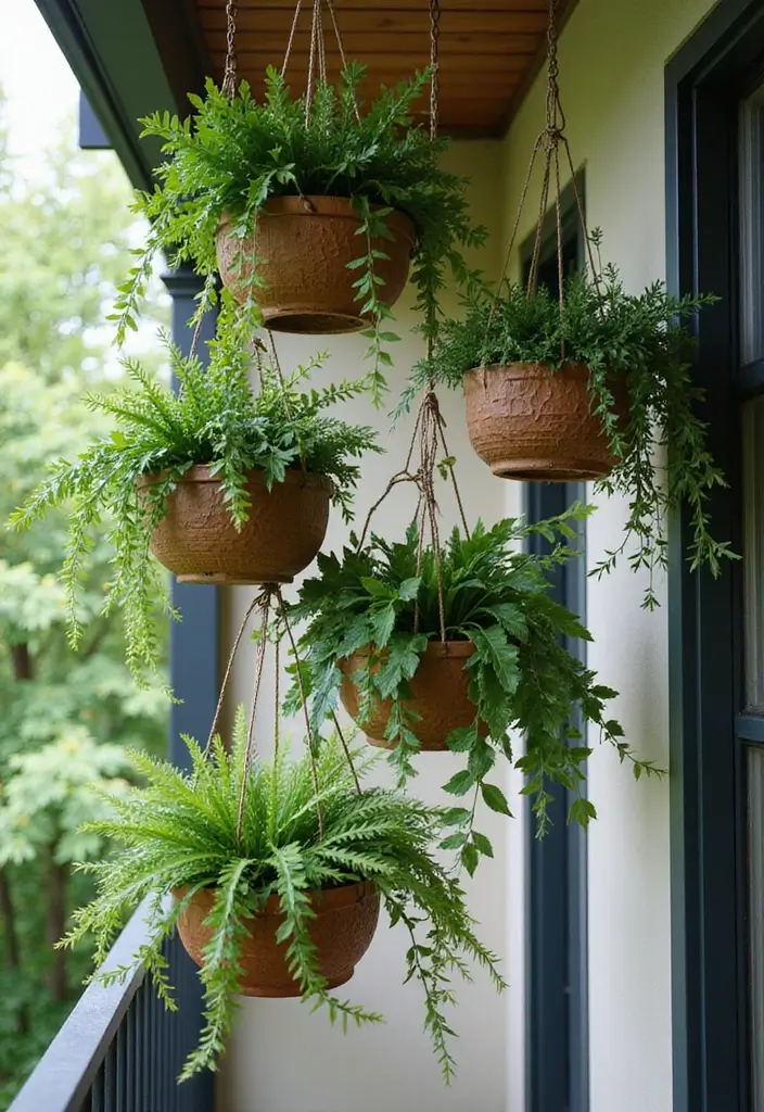 25+ Hosta Planter Ideas for Shady Corners and Texture 29 25+ Hosta Planter Ideas for Shady Corners and Texture - 5. Hanging Baskets