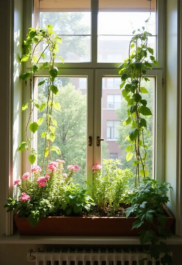 25+ Indoor Trellis Ideas for Stylish Plant Displays - 6. Window Trellis Box