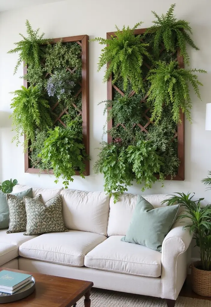 25+ Indoor Trellis Ideas for Stylish Plant Displays - 7. Wall-mounted Trellis Panels