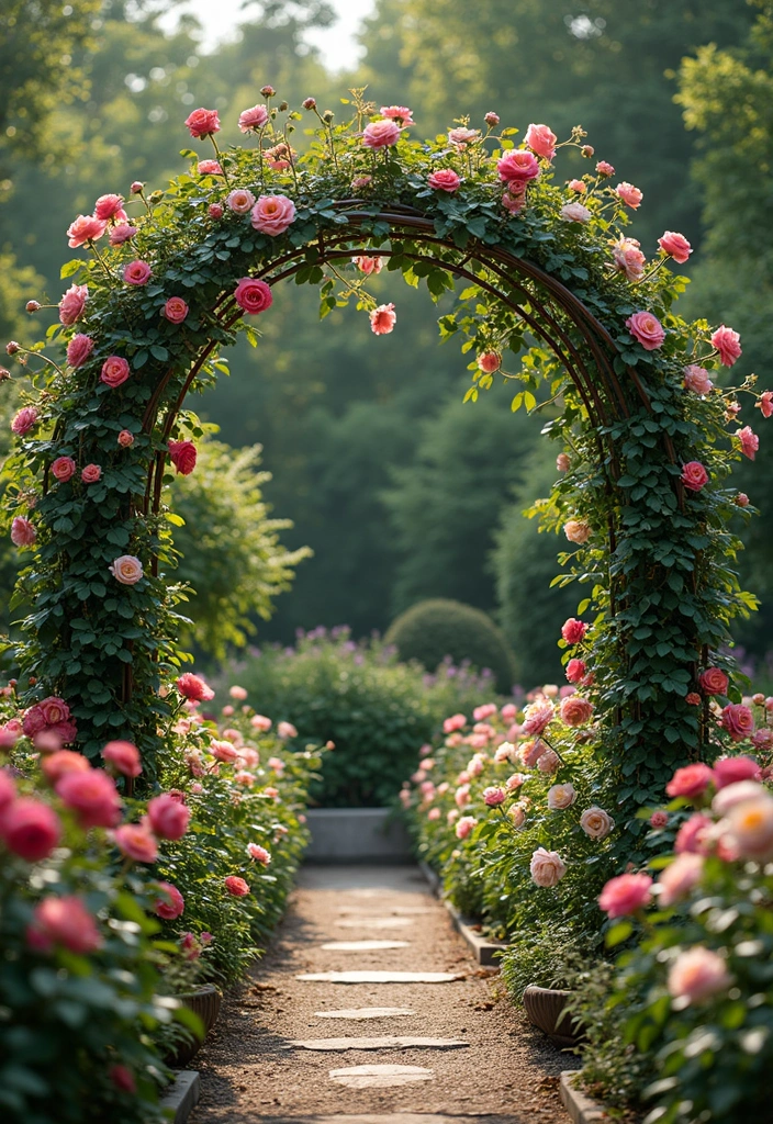 25+ Iron Trellis Ideas That Bring Vintage Elegance 153 25+ Iron Trellis Ideas That Bring Vintage Elegance - 23. Spiral Trellis