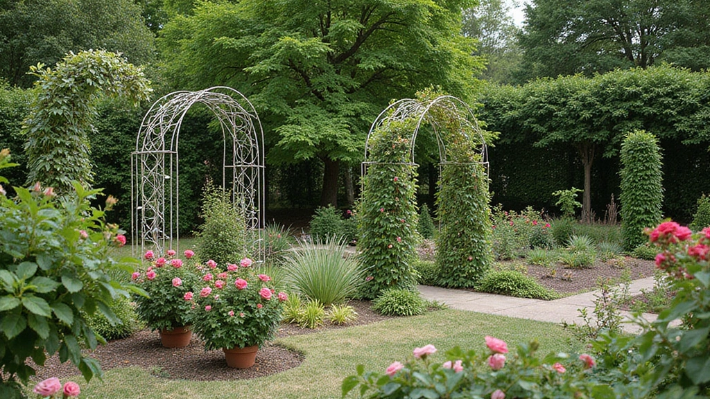 25+ Iron Trellis Ideas That Bring Vintage Elegance