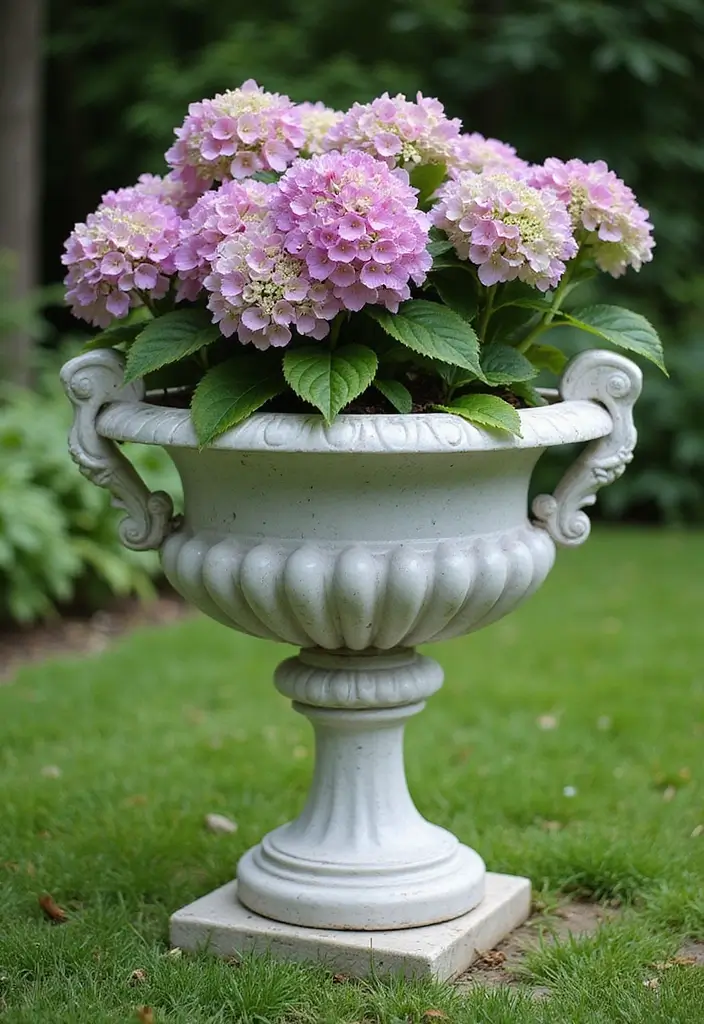 25+ Outdoor Urn Planter Ideas That Add Classic Elegance - 1. Majestic Marble Urn