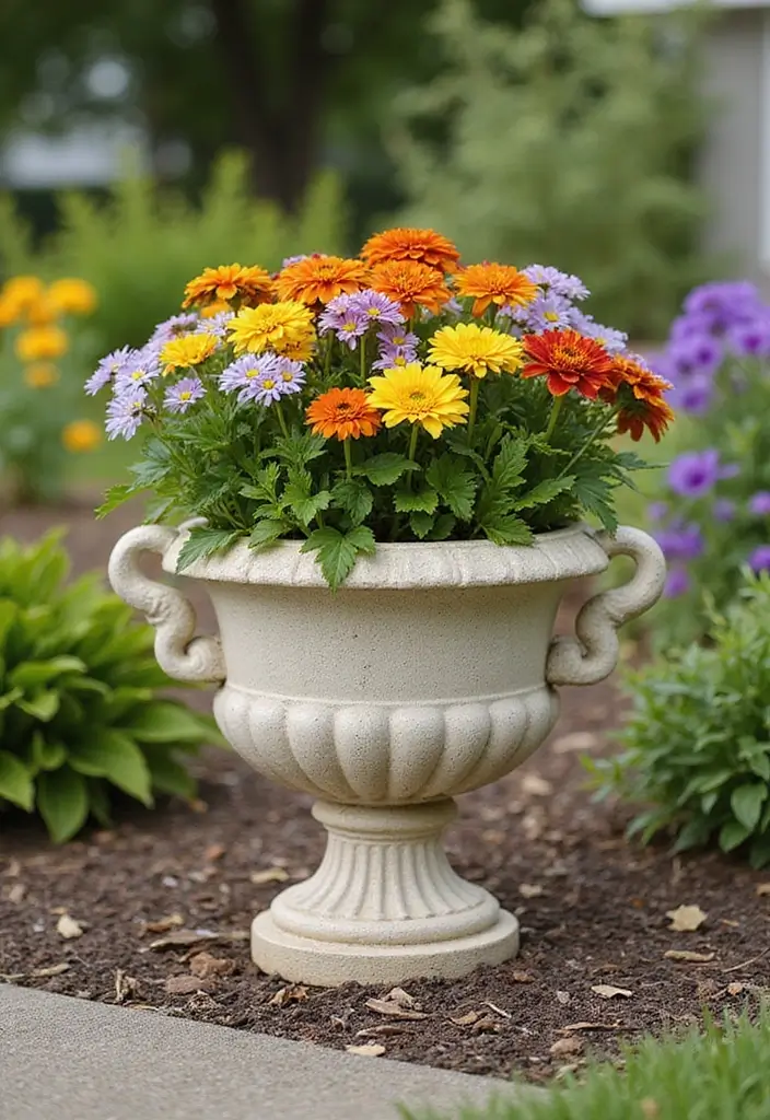 25+ Outdoor Urn Planter Ideas That Add Classic Elegance - 19. Whimsical Animal-Shaped Urn