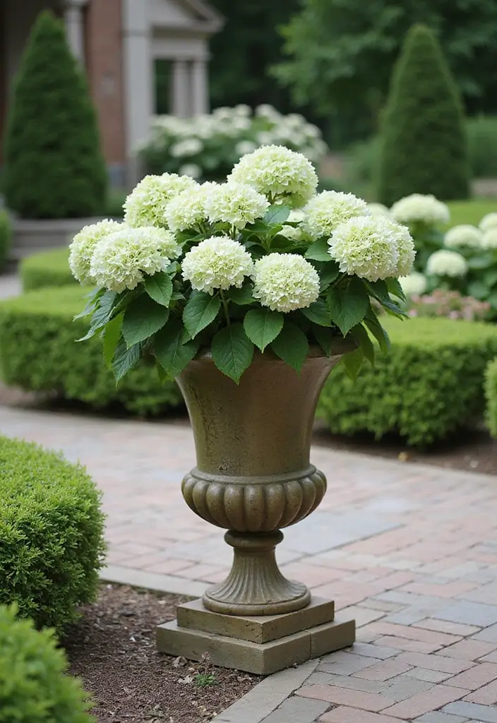 25+ Outdoor Urn Planter Ideas That Add Classic Elegance - 22. Gracious Garden Urn