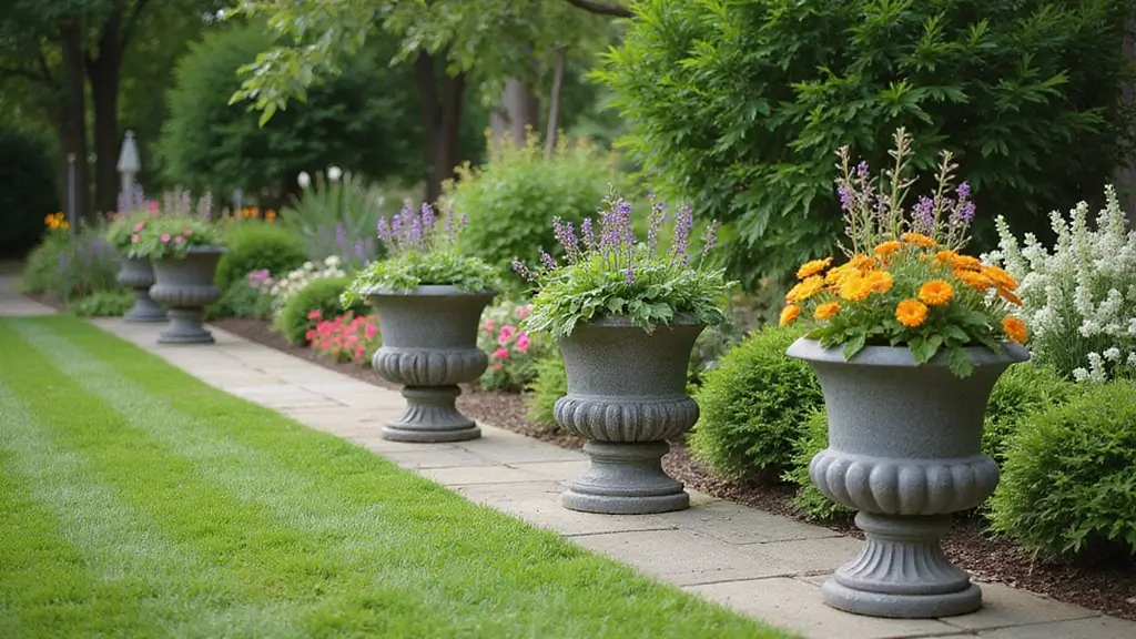 25+ Outdoor Urn Planter Ideas That Add Classic Elegance