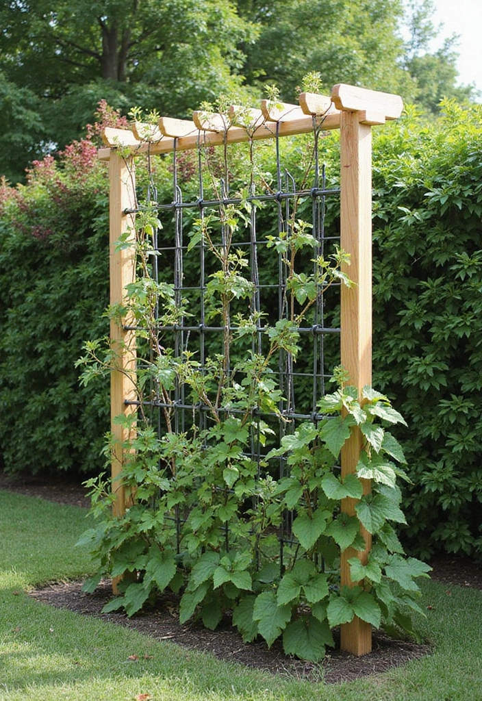 25+ Outside Trellis Ideas for Stylish Curb Appeal 167 25+ Outside Trellis Ideas for Stylish Curb Appeal - 25. Adjustable Trellis Systems