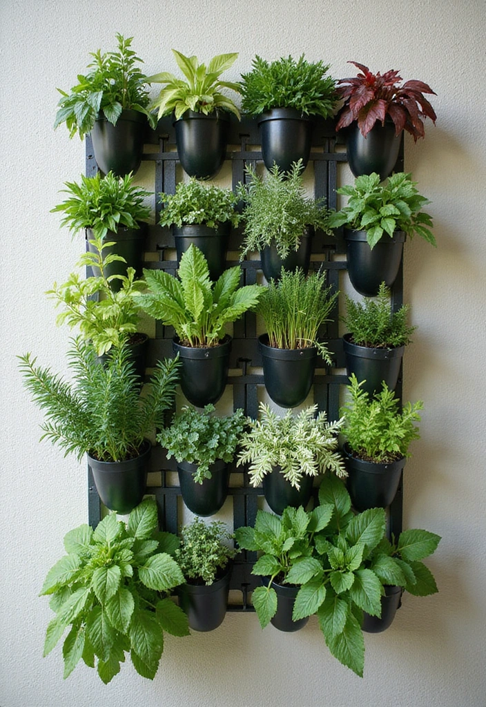 25+ Outside Trellis Ideas for Stylish Curb Appeal 22 25+ Outside Trellis Ideas for Stylish Curb Appeal - 4. Vertical Garden Trellis