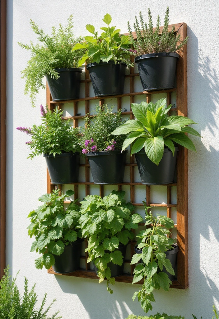 25+ Outside Trellis Ideas for Stylish Curb Appeal 43 25+ Outside Trellis Ideas for Stylish Curb Appeal - 7. Wall-Mounted Trellis