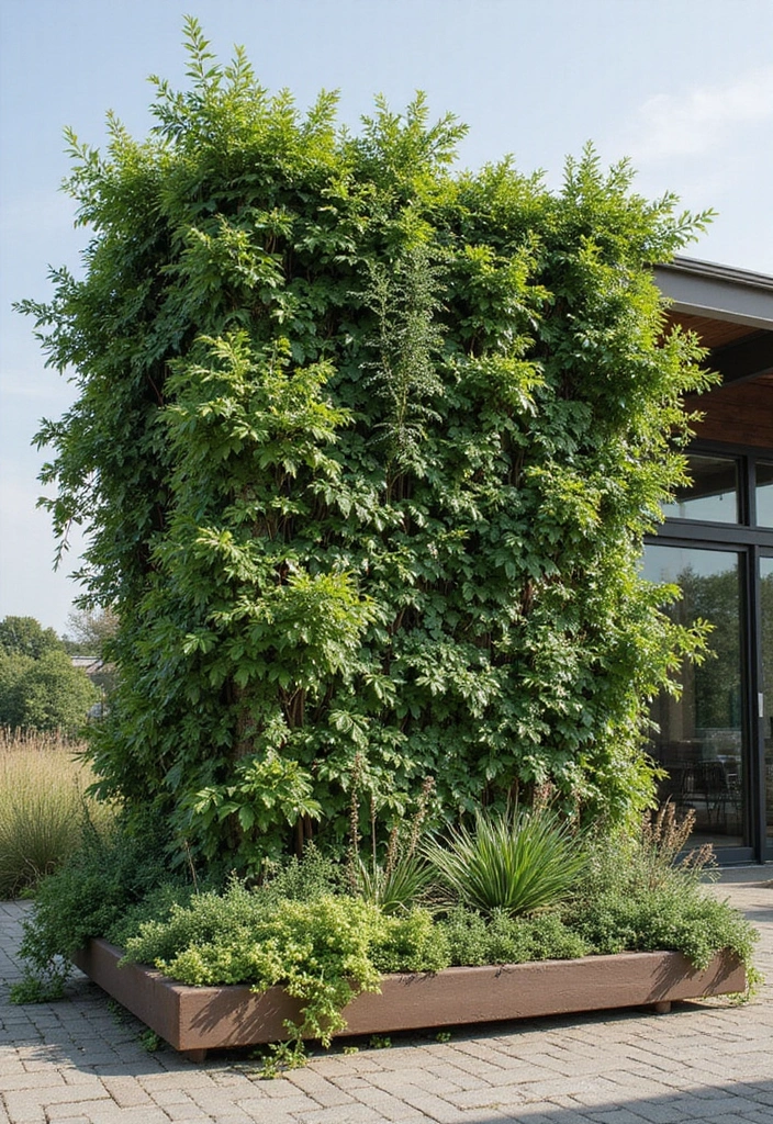 25+ Overhead Trellis Ideas That Add Shade and Dimension - 17. Green Roof Trellis