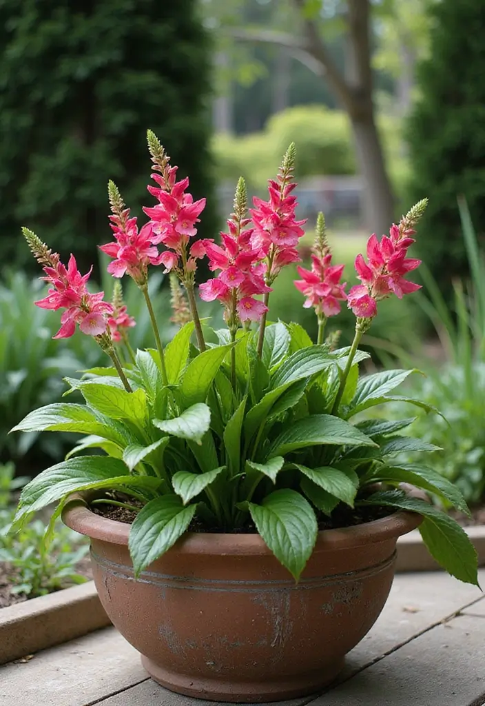 25+ Part Shade Planter Ideas for Lush Growth 70 25+ Part Shade Planter Ideas for Lush Growth - 12. Unique Bletilla (Ground Orchid)