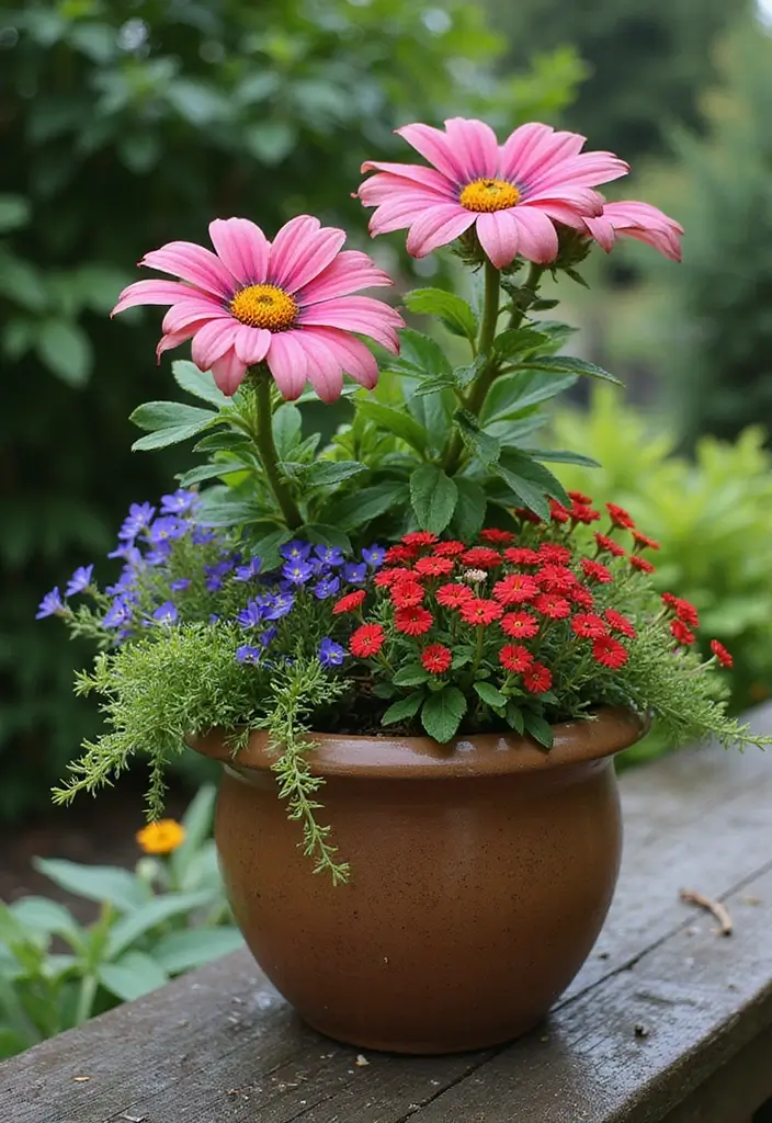 25+ Part Shade Planter Ideas for Lush Growth 98 25+ Part Shade Planter Ideas for Lush Growth - 16. Versatile Scaevola