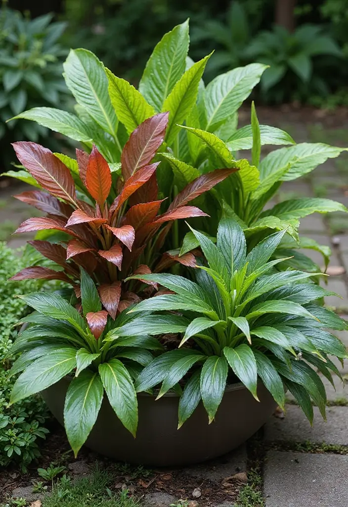 25+ Part Shade Planter Ideas for Lush Growth 6 25+ Part Shade Planter Ideas for Lush Growth - 2. Hostas – The Shade Kings