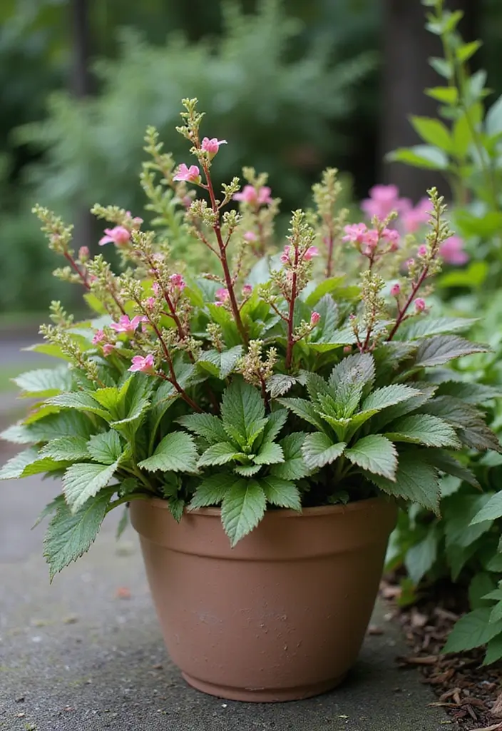 25+ Part Shade Planter Ideas for Lush Growth 27 25+ Part Shade Planter Ideas for Lush Growth - 5. Charming Heuchera