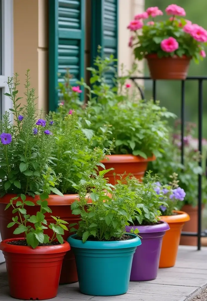 25+ Patio Wall Planter Ideas for Small Space Gardening - 18. Stackable Planters