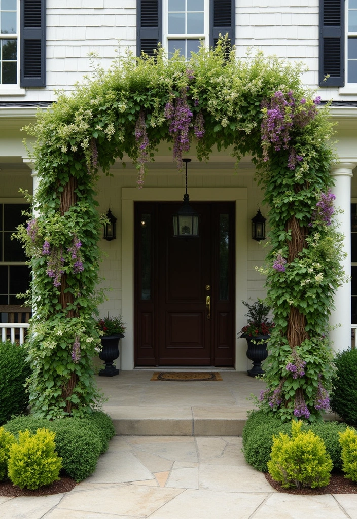 25+ Porch Trellis Ideas That Add Shade and Greenery - 25. Multi-Level Trellis