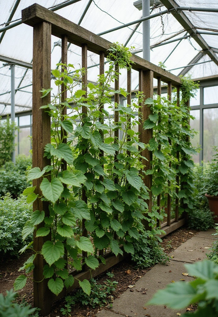25+ Raised Bed Trellis Ideas to Maximize Garden Space - 25. Greenhouse Trellis