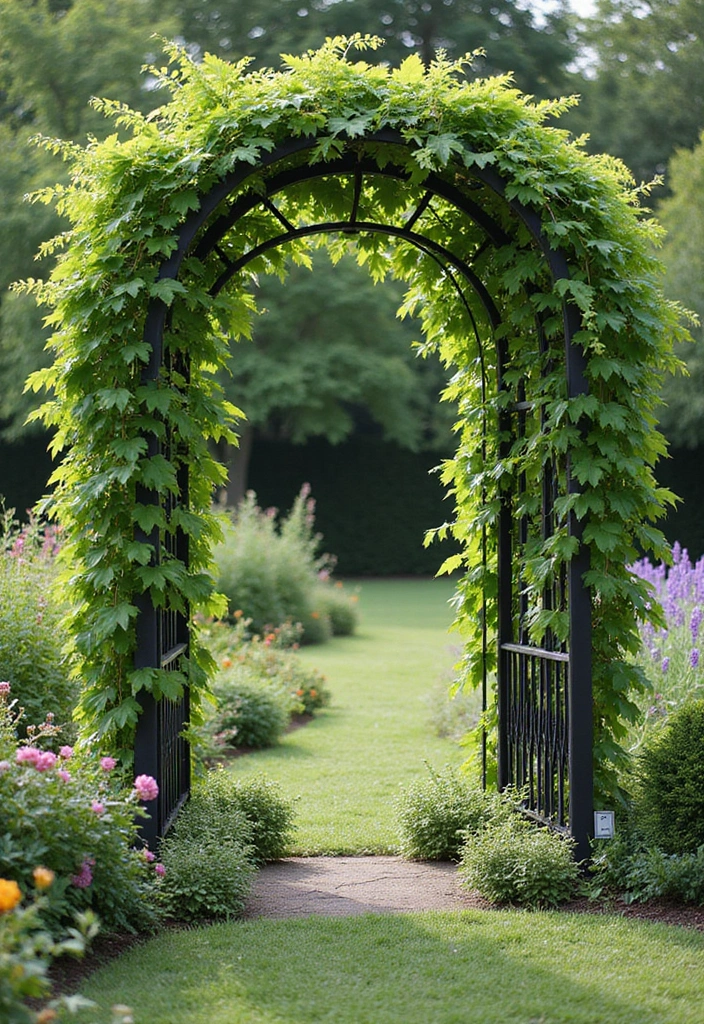 25+ Raised Bed Trellis Ideas to Maximize Garden Space - 4. Arched Garden Trellis