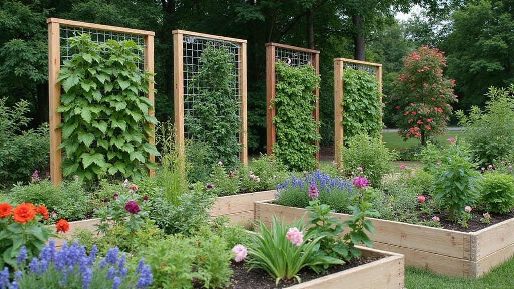 25+ Raised Bed Trellis Ideas to Maximize Garden Space