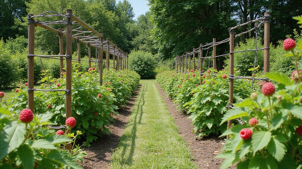 25+ Raspberry Trellis Ideas for a Healthy Organized Harvest