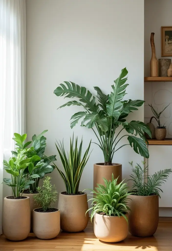 25+ Rectangle Planter Ideas for Modern Garden Design - 16. Indoor Rectangle Planters