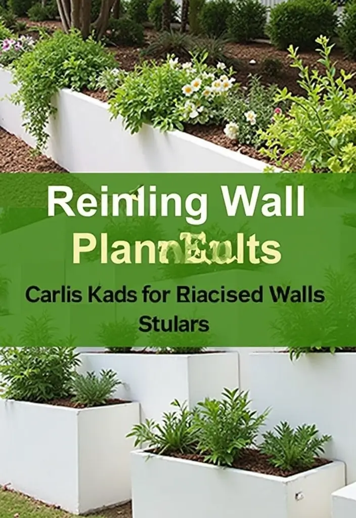 25+ Retaining Wall Planter Ideas That Add Green Layers - 24. Elevated Planters for Accessibility
